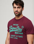 Superdry Neon VL Tee | Berry