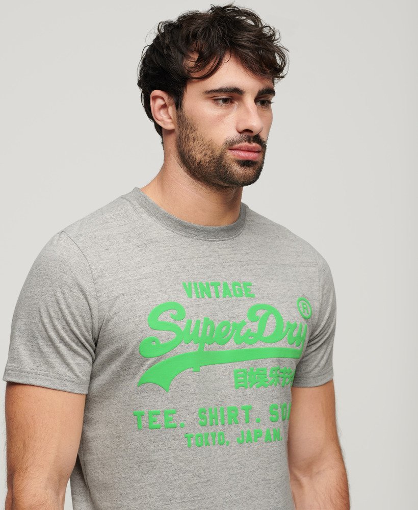 Superdry Neon VL Tee | Grey
