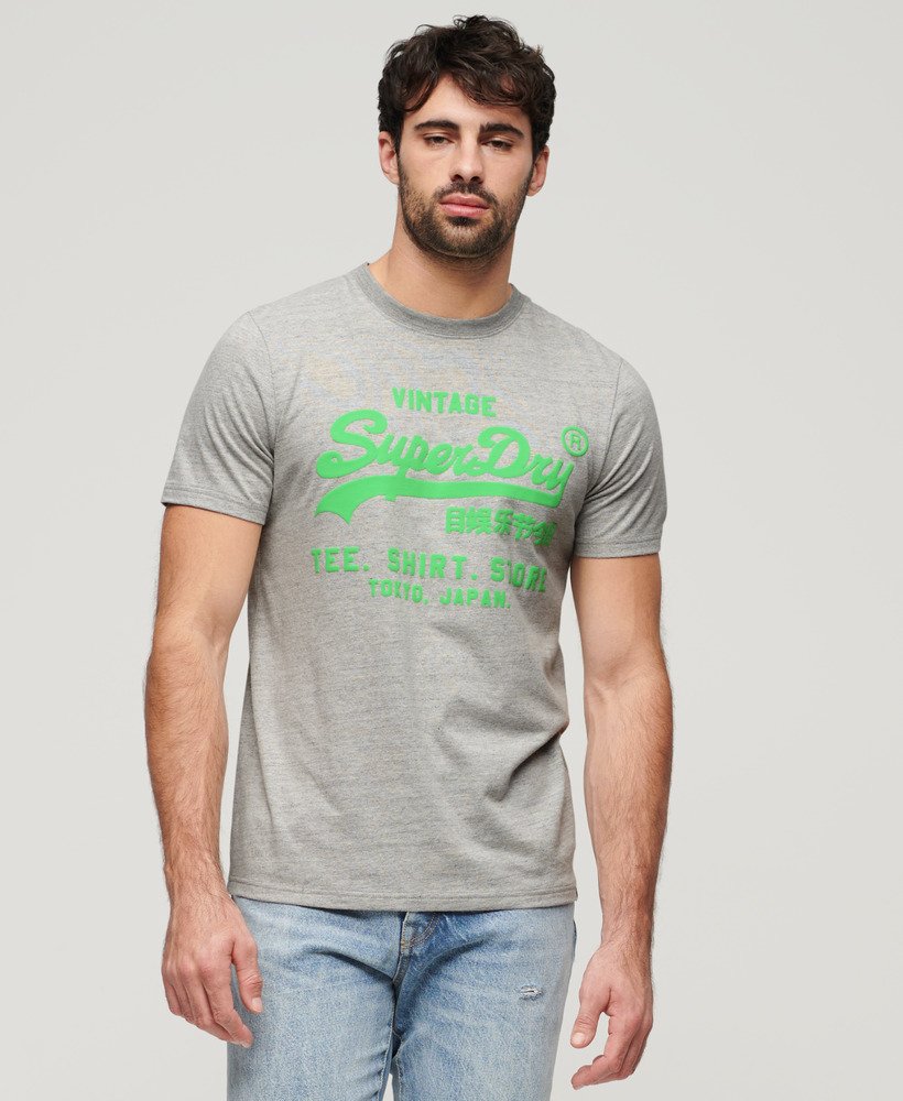 Superdry Neon VL Tee | Grey