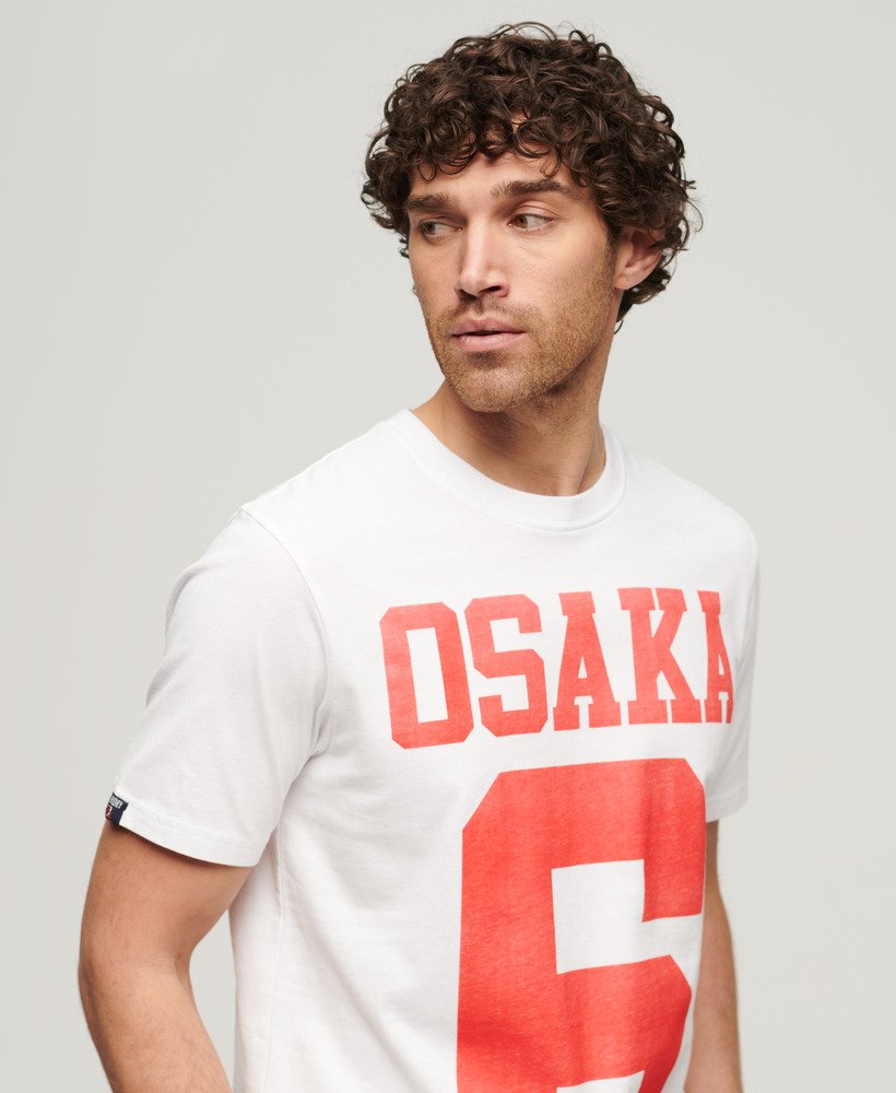 Superdry Osaka Graphic NR Tee | Optic White