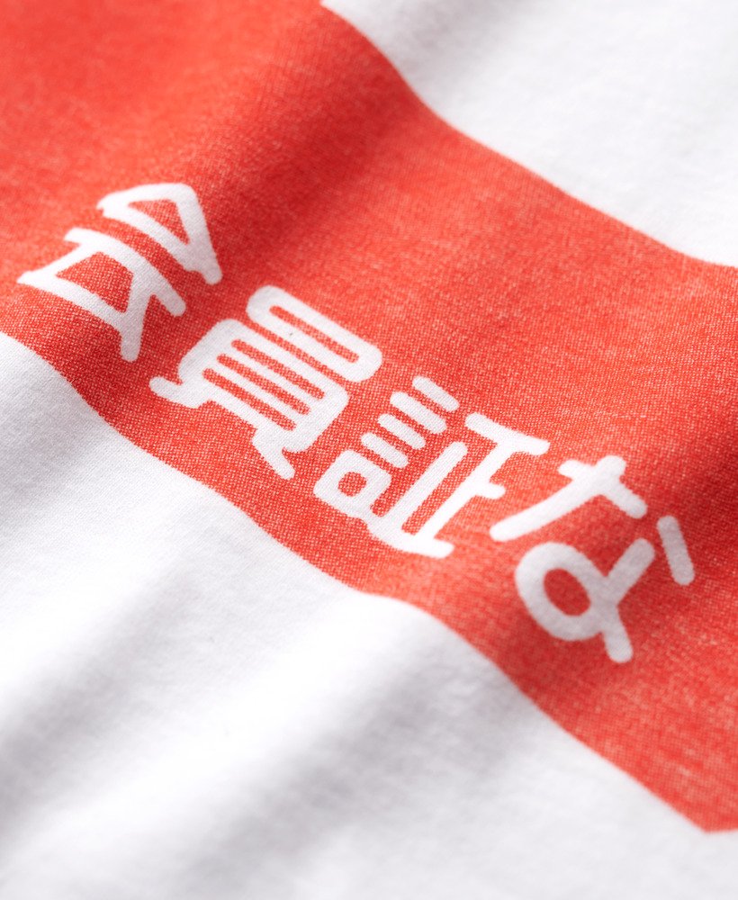 Superdry Osaka Graphic NR Tee | Optic White