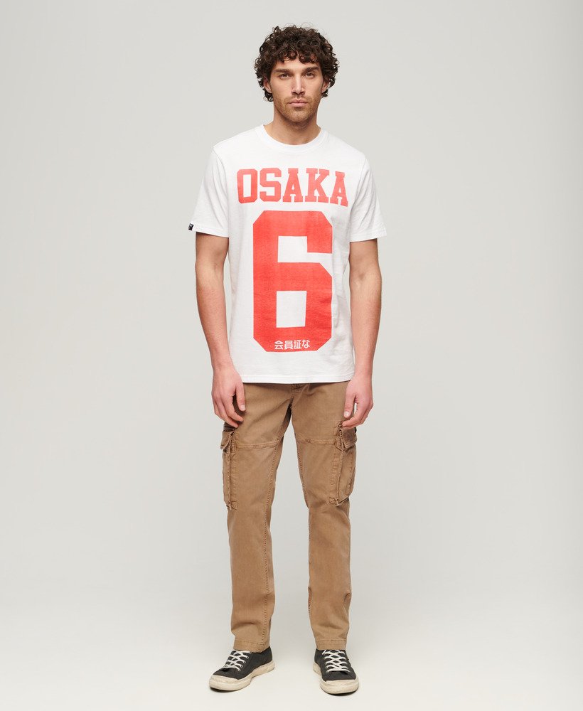 Superdry Osaka Graphic NR Tee | Optic White