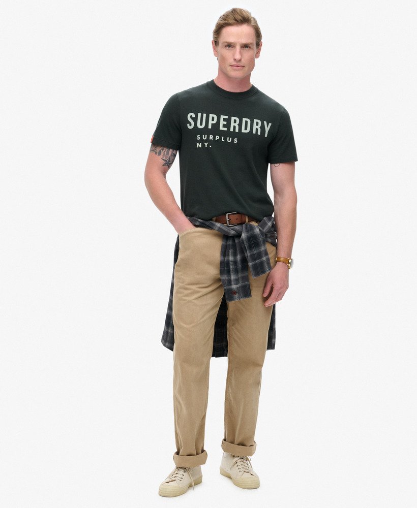 Superdry Surplus Graphic T-Shirt | Washed Black
