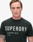 Superdry Surplus Graphic T-Shirt | Washed Black