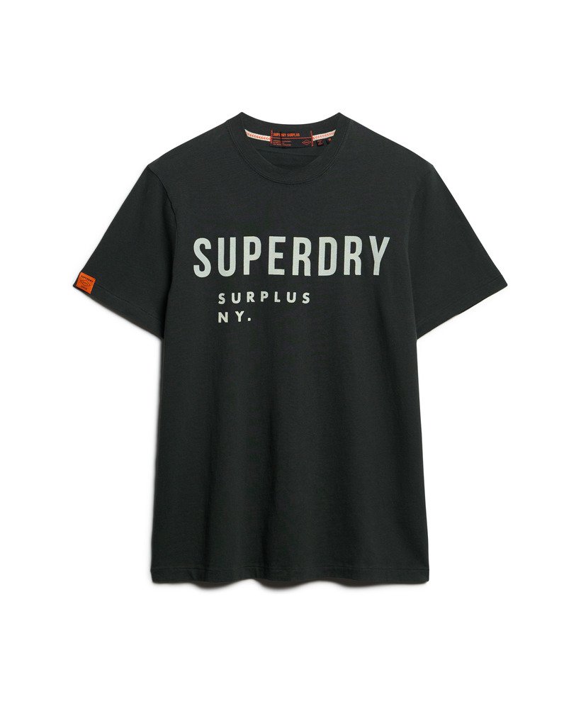 Superdry Surplus Graphic T-Shirt | Washed Black