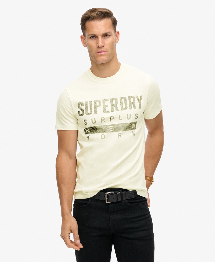 Superdry Surplus Graphic T-Shirt | Off White