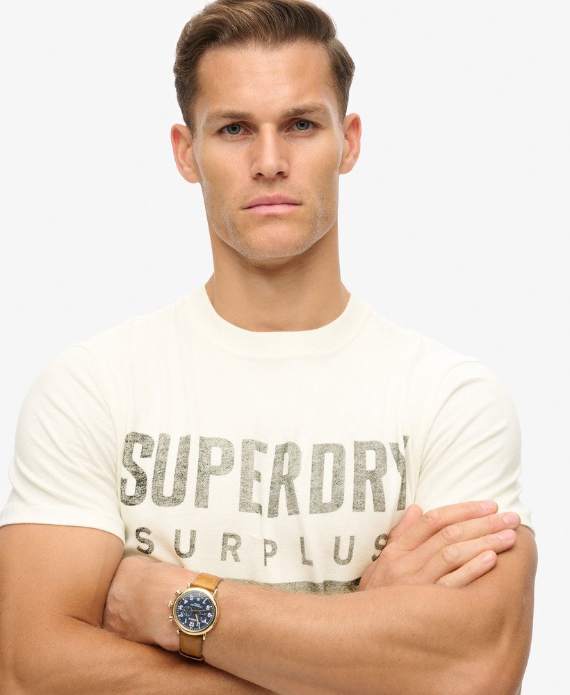 Superdry Surplus Graphic T-Shirt | Off White