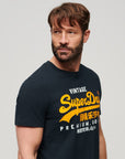 Superdry VL Duo Tee | Navy