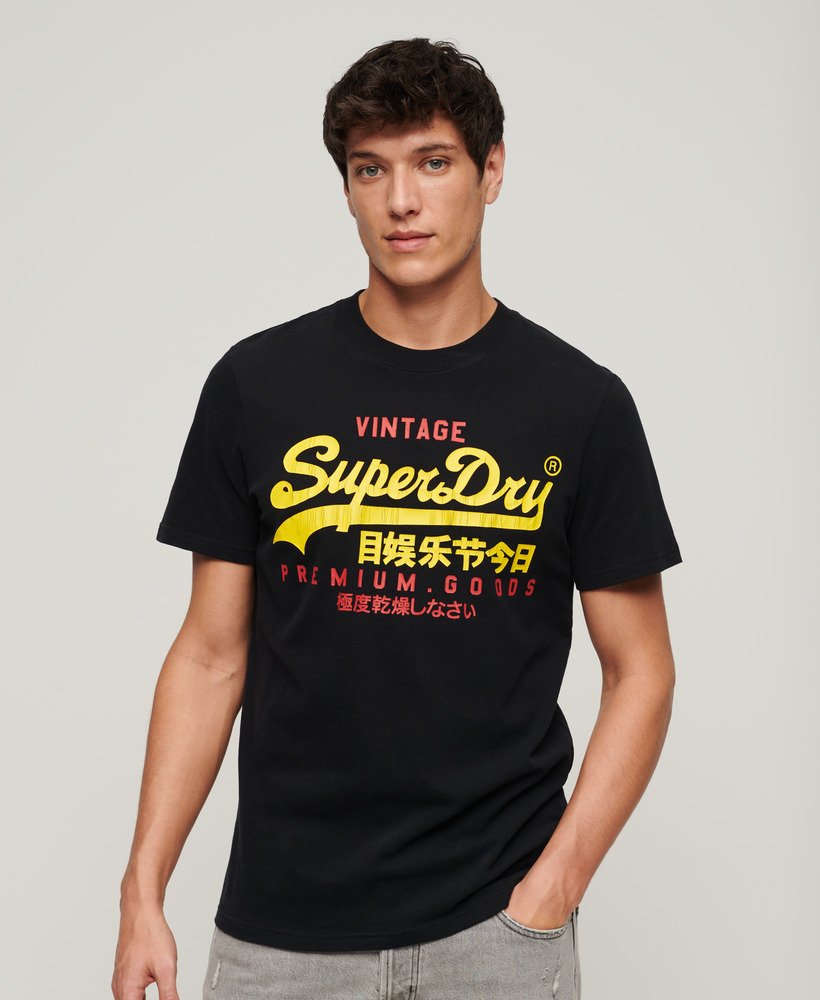 Superdry VL Duo Tee | Black