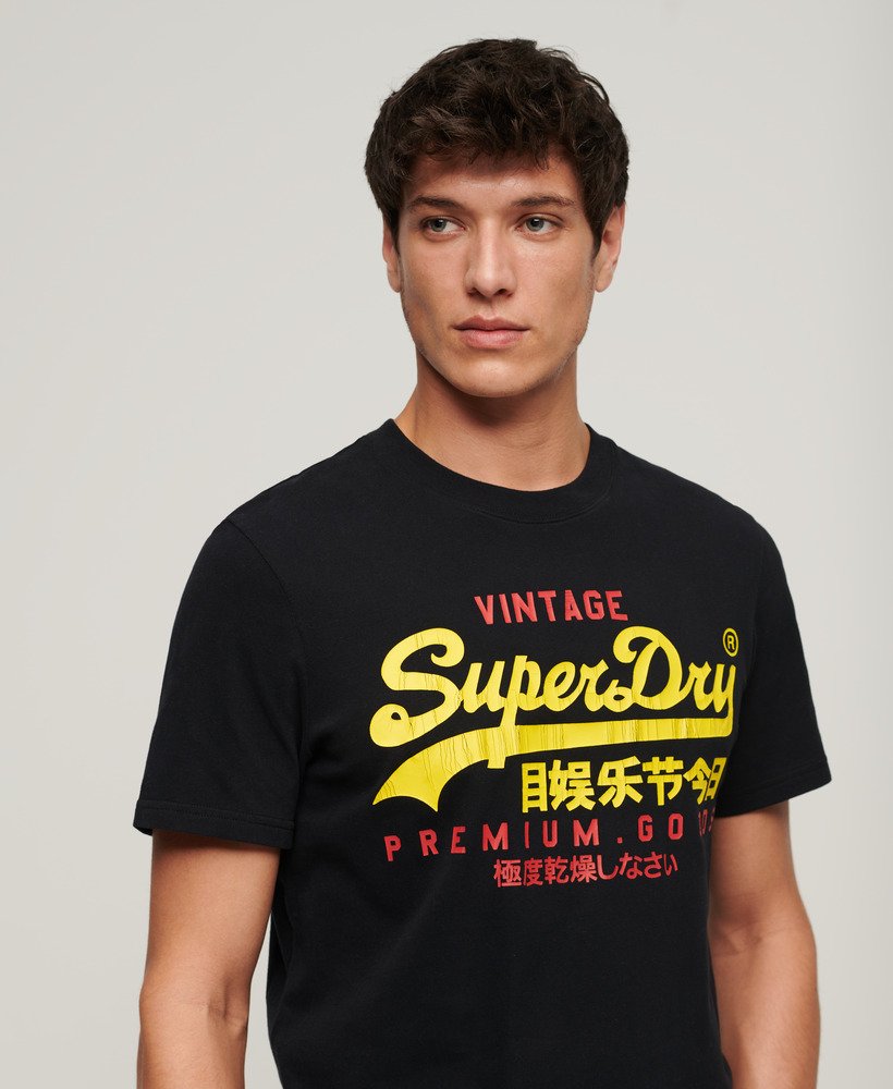 Superdry VL Duo Tee | Black