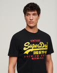 Superdry VL Duo Tee | Black