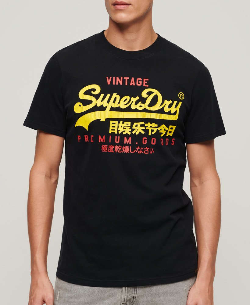 Superdry VL Duo Tee | Black