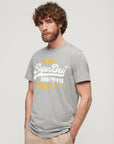 Superdry VL Duo Tee | Light Grey