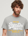 Superdry VL Duo Tee | Light Grey