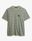 Superdry Stripe Pocket T-Shirt | Sage Green Stripe