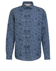 Fil Noir Winter Haze Long Sleeve Shirt | Indigo