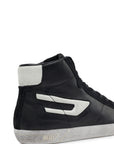 Diesel S-Leroji Mid - High Top Sneaker | Black & White