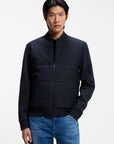 BOSS Skiles Quilted Jacket | Navy