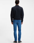 BOSS Skiles Quilted Jacket | Navy