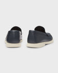 BOSS Sienne Leather Loafer | Navy