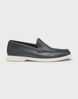 BOSS Sienne Leather Loafer | Navy