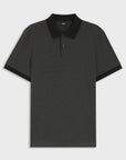 BOSS Parlay Textured Polo | Black
