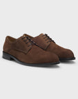 BOSS Tayil Derby Suede Shoe | Brown