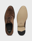 BOSS Tayil Derby Suede Shoe | Brown