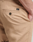 Superdry Studios Linen Short | Tan