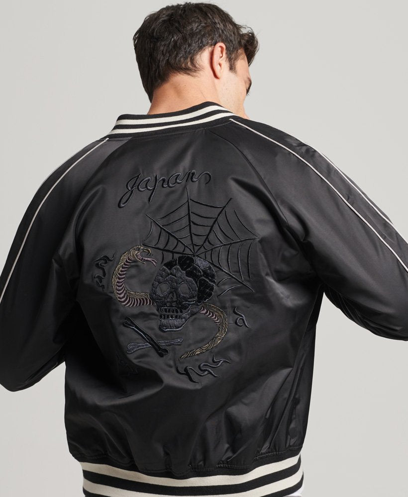 Superdry Suikajan Bomber Jacket Black LIFE FOR MEN