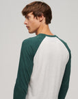 Superdry Baseball Long Sleeve Top | Green