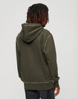 Superdry Contrast Stitch Relaxed Hoodie | Dark Green