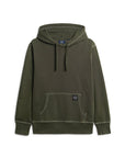 Superdry Contrast Stitch Relaxed Hoodie | Dark Green