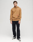 Superdry Contrast Stitch Relaxed Hoodie | Camel