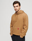 Superdry Contrast Stitch Relaxed Hoodie | Camel