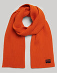 Superdry Workwear Knitted Scarf | Jaffa Orange