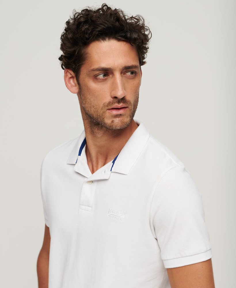 Superdry Classic Pique Polo Shirt | Optic White – LIFE FOR MEN