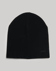 Superdry Knitted Logo Beanie | Black