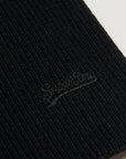 Superdry Knitted Logo Beanie | Black