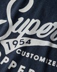 Superdry Copper Workwear T-Shirt | Surplus Black/Blue