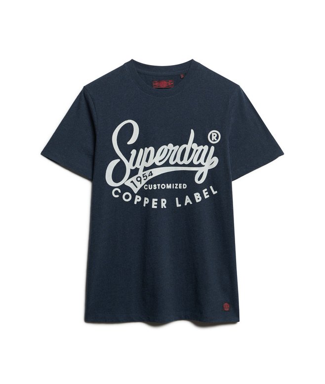 Superdry Copper Workwear T-Shirt | Surplus Black/Blue