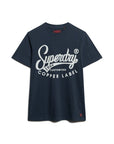 Superdry Copper Workwear T-Shirt | Surplus Black/Blue