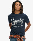 Superdry Copper Workwear T-Shirt | Surplus Black/Blue