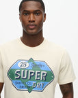 Superdry Gasoline Graphic T-Shirt | Rice White