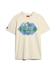 Superdry Gasoline Graphic T-Shirt | Rice White