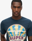 Superdry Gasoline Graphic T-Shirt | Eclipse Navy