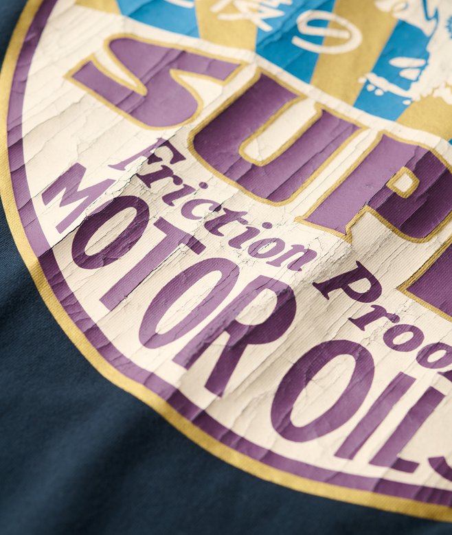 Superdry Gasoline Graphic T-Shirt | Eclipse Navy