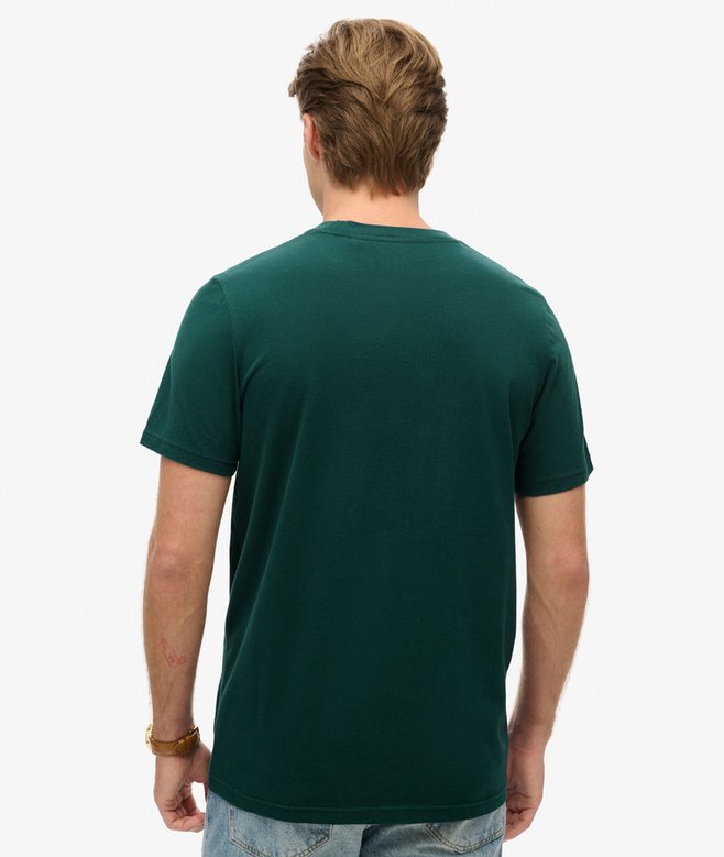 Superdry Duo Vintage Logo T-Shirt | Dark Pine Green