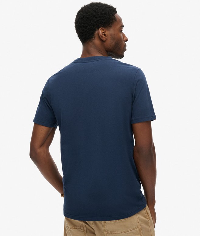 Superdry Duo Vintage Logo T-Shirt | Richest Navy