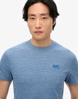 Superdry Essential Logo T-Shirt | Ocean Stripe
